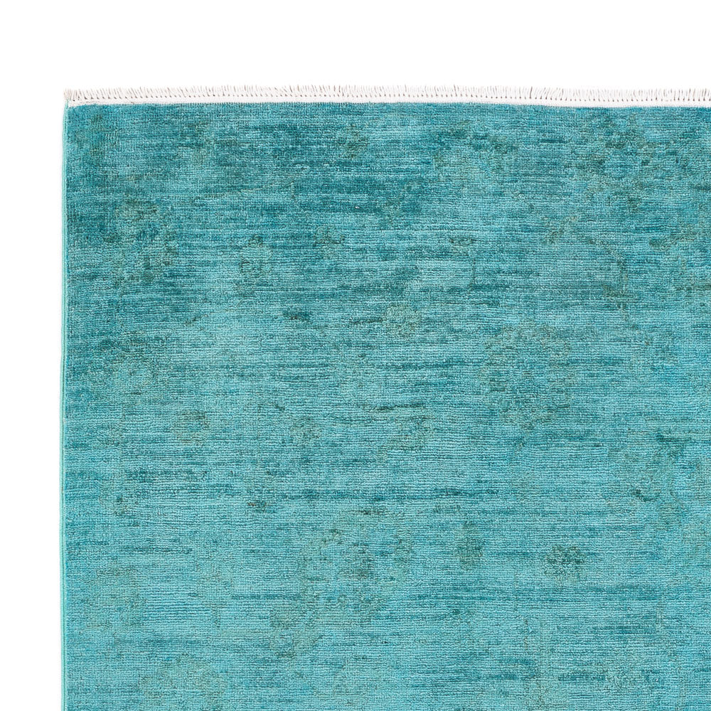 Tapis Ziegler - Moderne - Vintage/Overdyed - 193 x 148 cm - turquoise