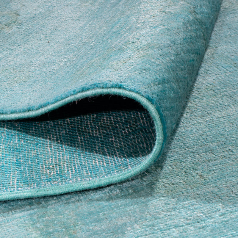 Tapis Ziegler - Moderne - Vintage/Overdyed - 193 x 148 cm - turquoise