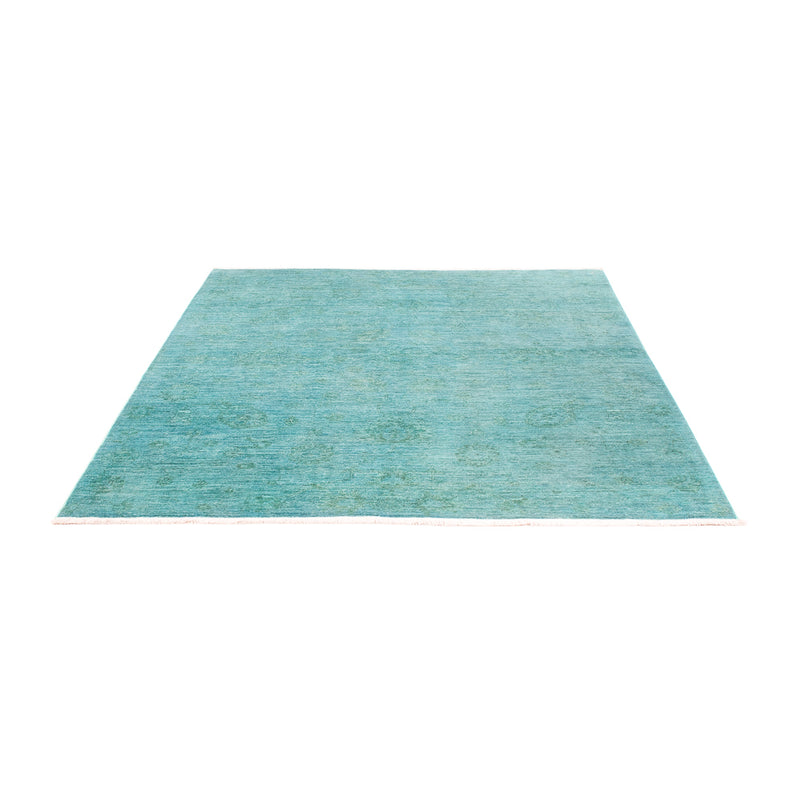 Tapis Ziegler - Moderne - Vintage/Overdyed - 193 x 148 cm - turquoise
