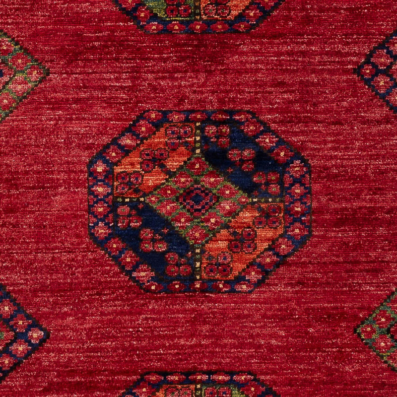 Tapis afghan - 180 x 121 cm - rouge