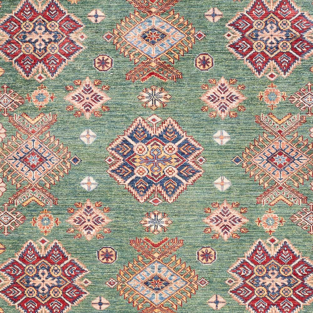 Tapis Ziegler - Kazak - 296 x 201 cm - vert clair