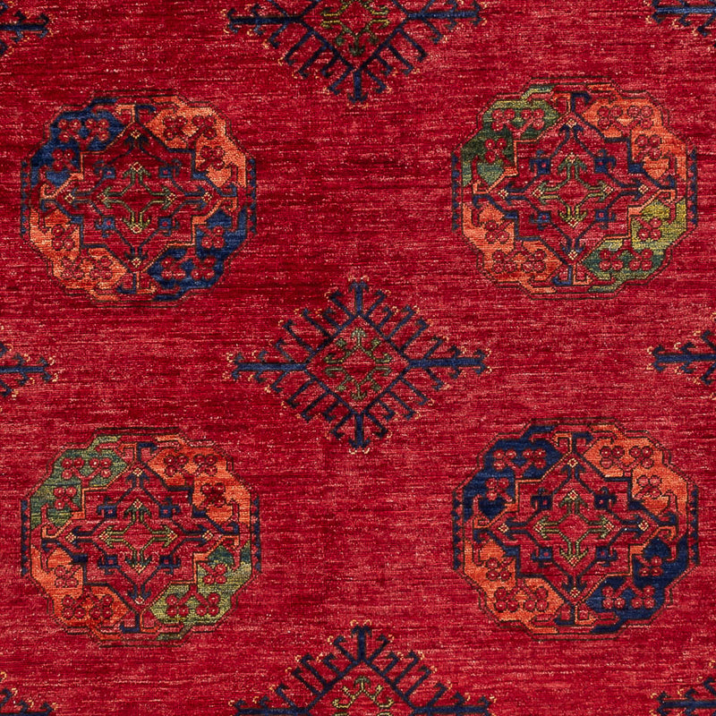 Tapis afghan - Kunduz - 296 x 214 cm - rouge