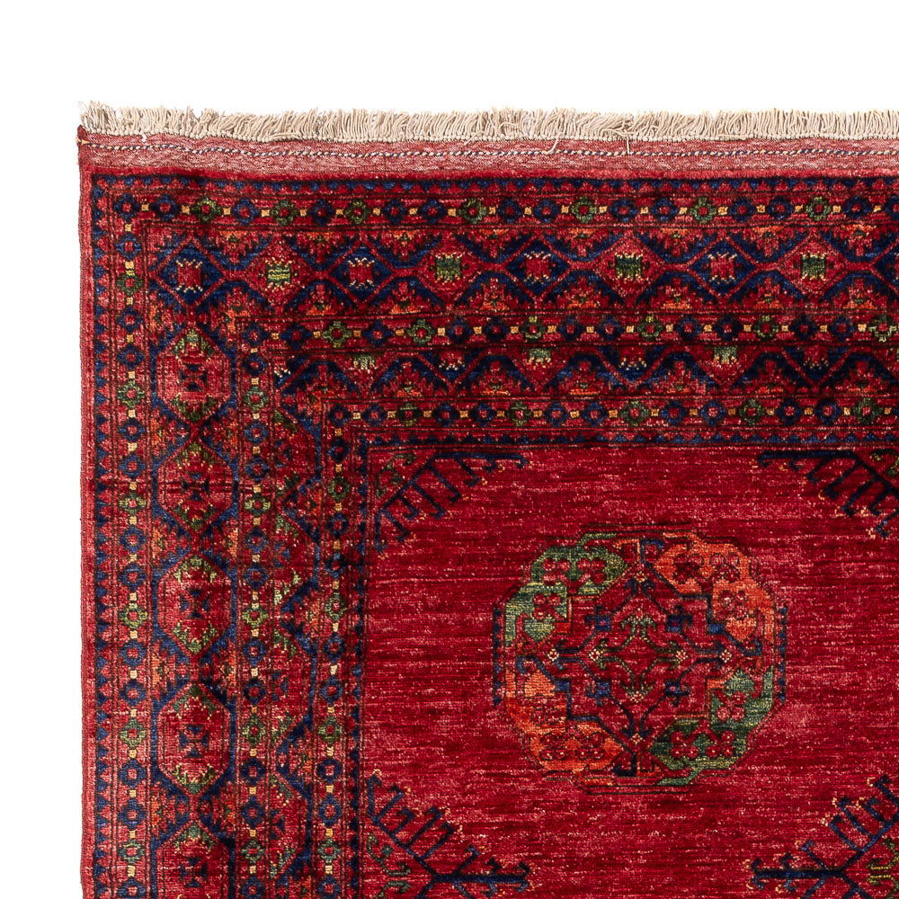 Tapis afghan - Kunduz - 296 x 214 cm - rouge