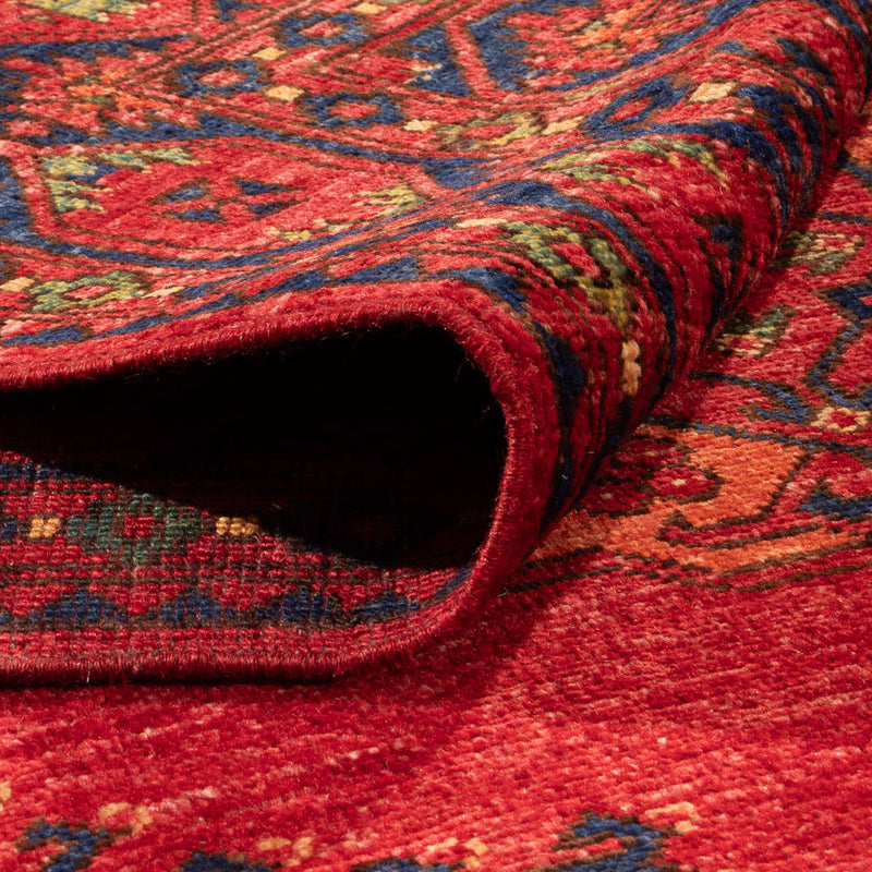 Tapis afghan - Kunduz - 296 x 214 cm - rouge
