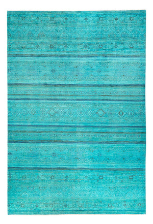 Tapis Ziegler - Moderne - Vintage/Overdyed - 295 x 207 cm - turquoise
