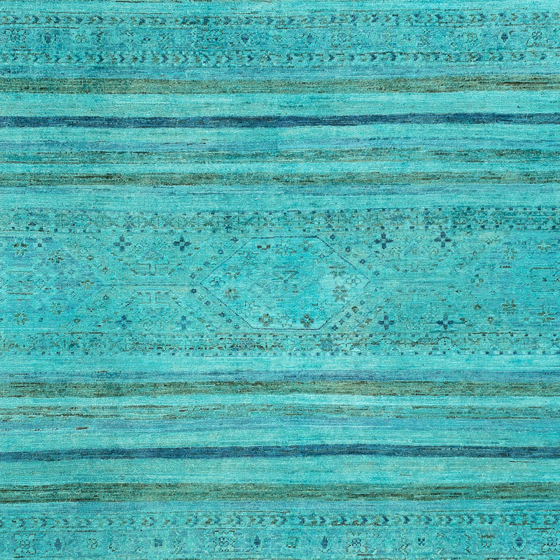 Tapis Ziegler - Moderne - Vintage/Overdyed - 314 x 204 cm - turquoise