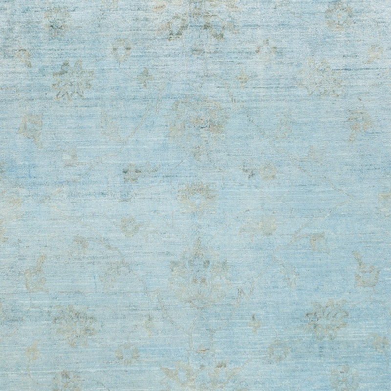 Tapis Ziegler - Moderne - Vintage/Overdyed - 292 x 204 cm - bleu clair