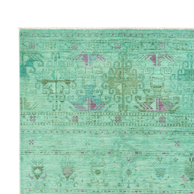 Tapis Ziegler - Moderne - Vintage/Overdyed - 308 x 206 cm - vert clair