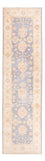 Tapis de couloir Tapis Ziegler - 298 x 79 cm - bleu pétrole