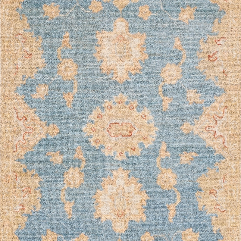 Tapis de couloir Tapis Ziegler - 293 x 84 cm - bleu