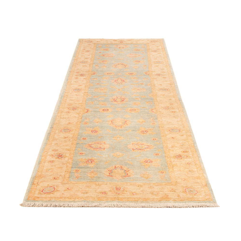 Tapis de couloir Tapis Ziegler - 298 x 80 cm - bleu clair