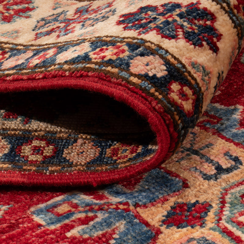Tapis de couloir Tapis Ziegler - Kazak - 260 x 75 cm - rouge