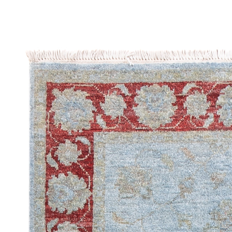 Tapis de couloir Tapis Ziegler - Moderne - 303 x 89 cm - bleu clair