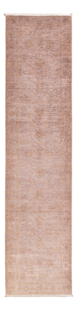 Tapis de couloir Tapis Ziegler - Moderne - 372 x 83 cm - marron clair