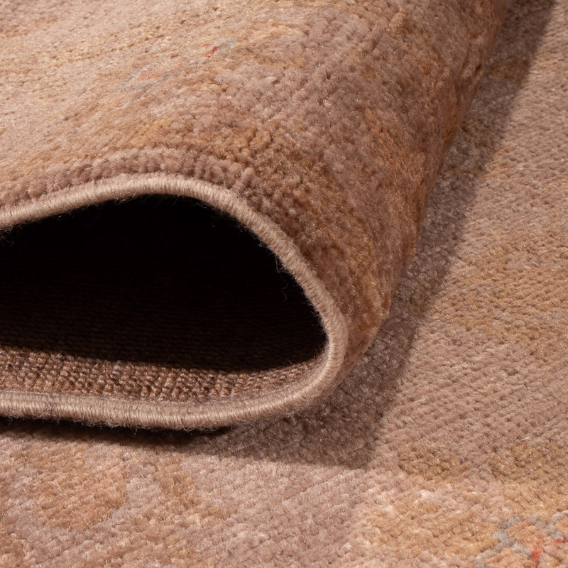 Tapis de couloir Tapis Ziegler - Moderne - 372 x 83 cm - marron clair