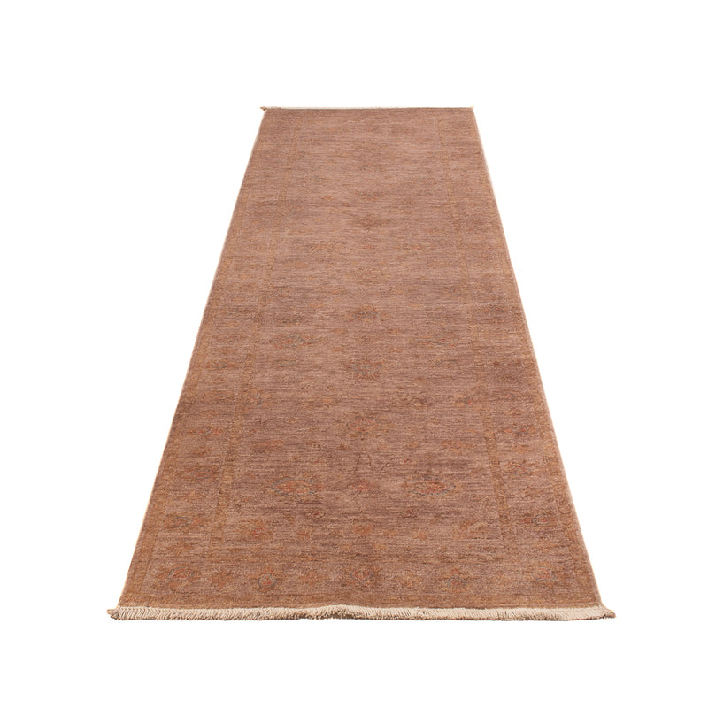 Tapis de couloir Tapis Ziegler - Moderne - 372 x 83 cm - marron clair