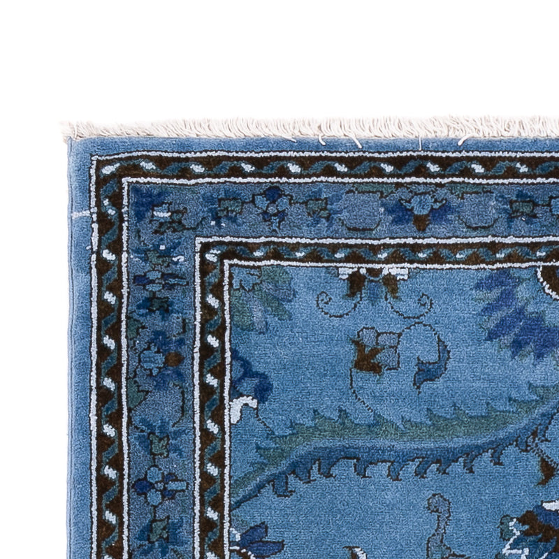 Tapis de couloir Tapis Ziegler - Moderne - 245 x 80 cm - bleu