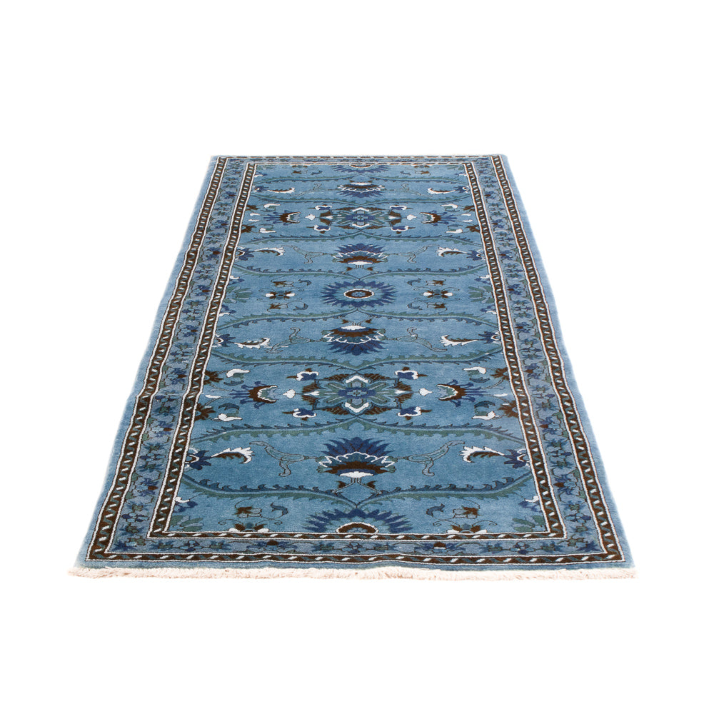 Tapis de couloir Tapis Ziegler - Moderne - 245 x 80 cm - bleu