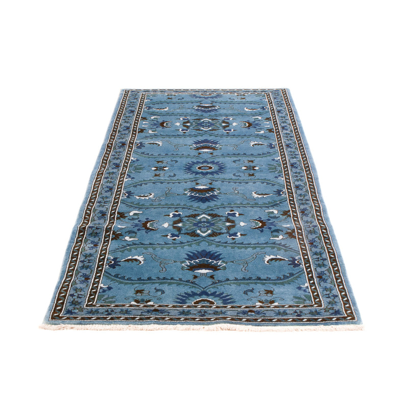 Tapis de couloir Tapis Ziegler - Moderne - 245 x 80 cm - bleu