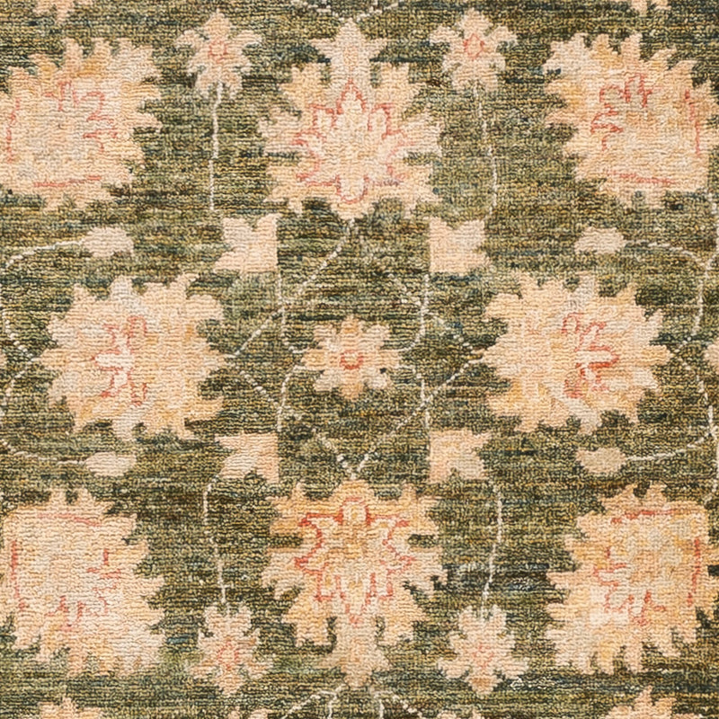 Tapis de couloir Tapis Ziegler - 246 x 82 cm - vert olive