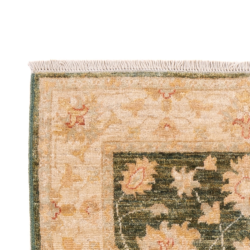 Tapis de couloir Tapis Ziegler - 246 x 82 cm - vert olive