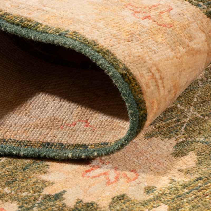 Tapis de couloir Tapis Ziegler - 246 x 82 cm - vert olive