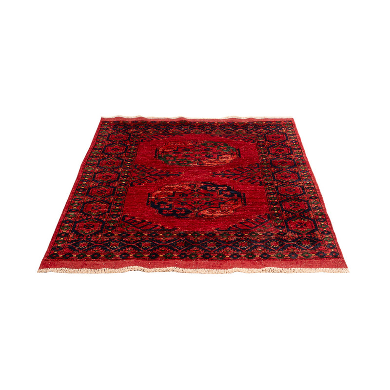 Tapis afghan - 150 x 100 cm - rouge