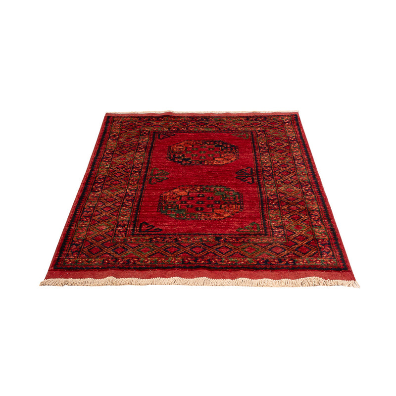 Tapis afghan - 151 x 101 cm - rouge