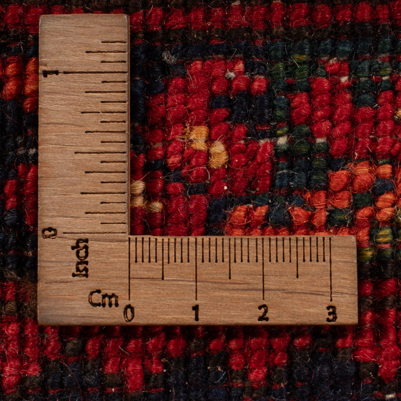 Tapis afghan - 151 x 101 cm - rouge