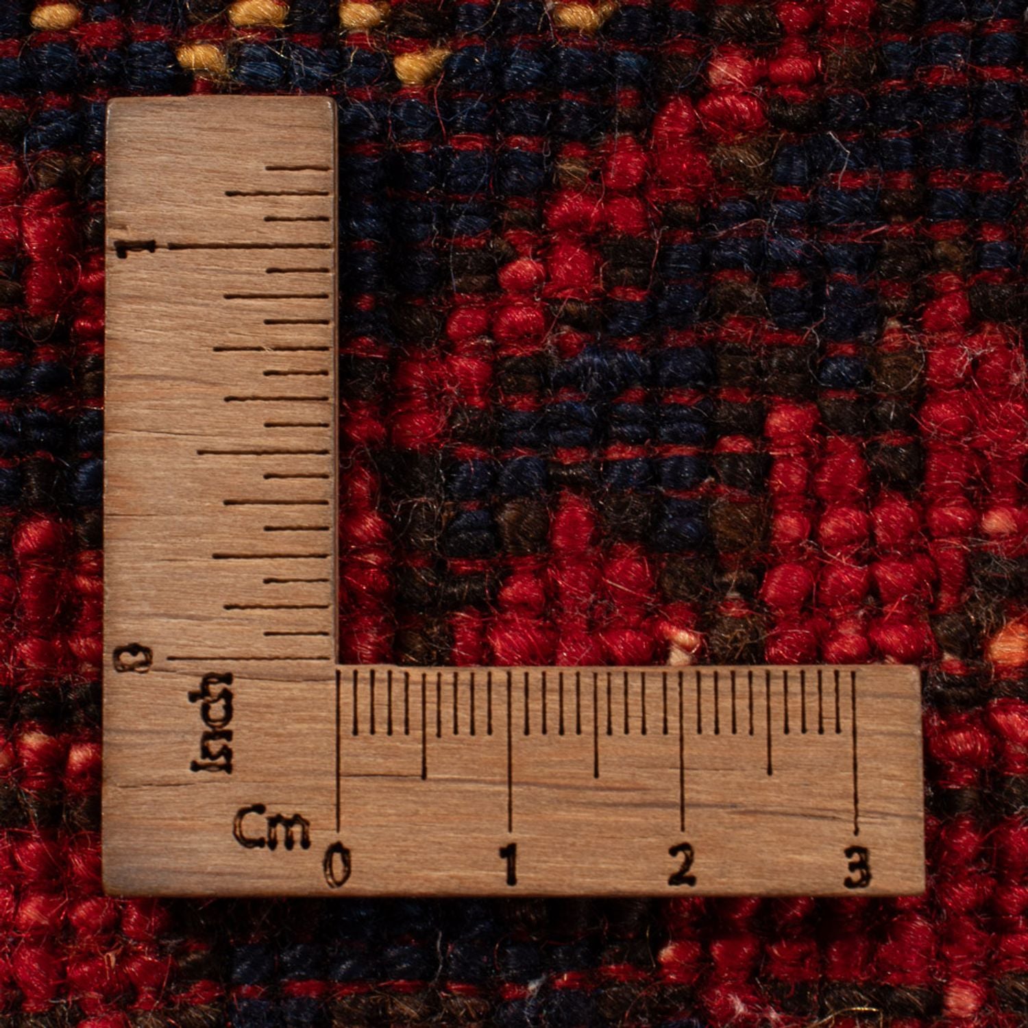 Tapis afghan - 151 x 101 cm - rouge