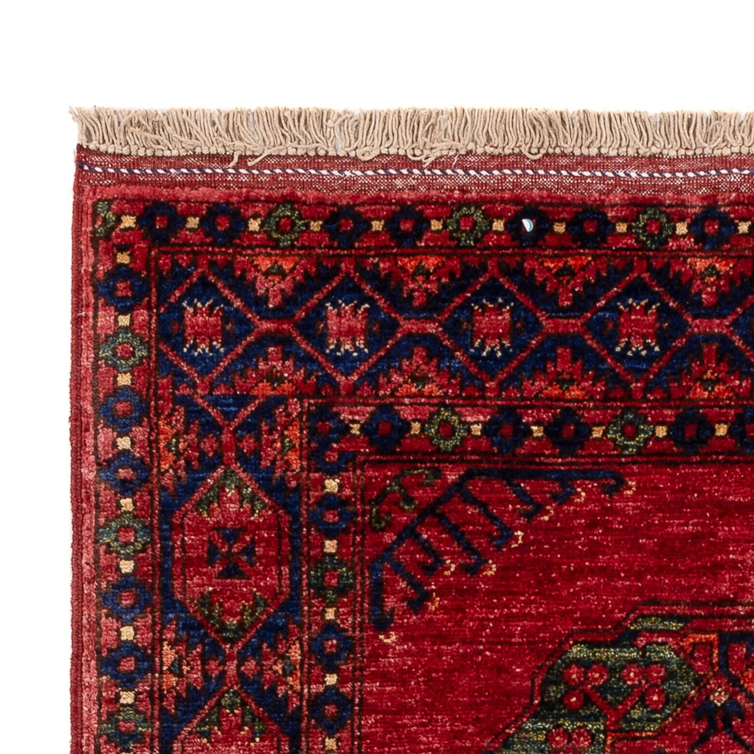 Afghan Teppich - 152 x 99 cm - rot