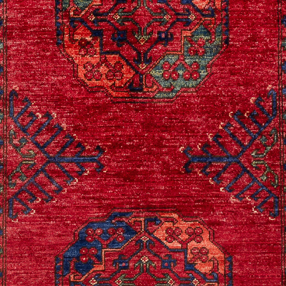 Afghan Teppich - 151 x 102 cm - rot