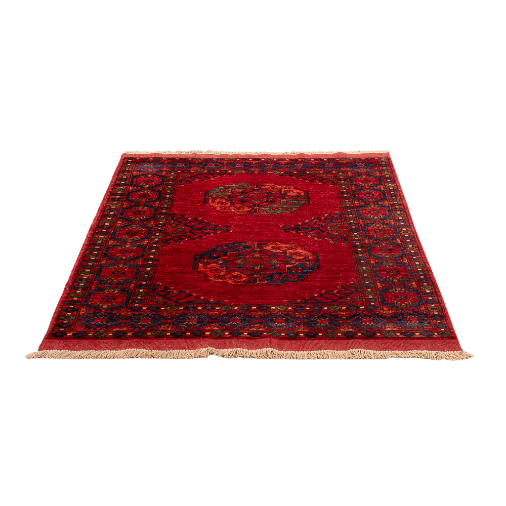 Afghan Teppich - 151 x 102 cm - rot