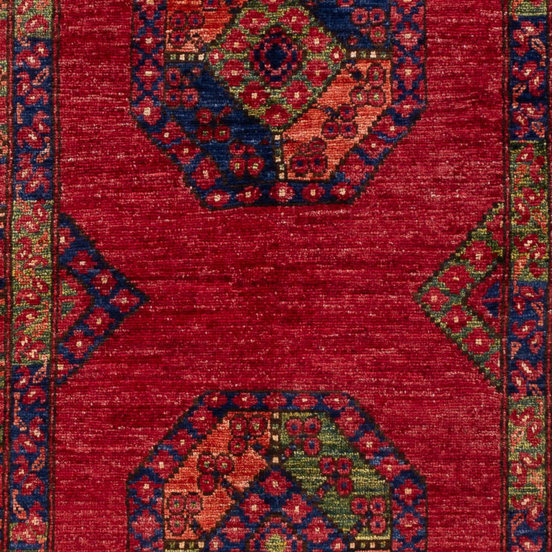 Afghan Teppich - 162 x 102 cm - rot