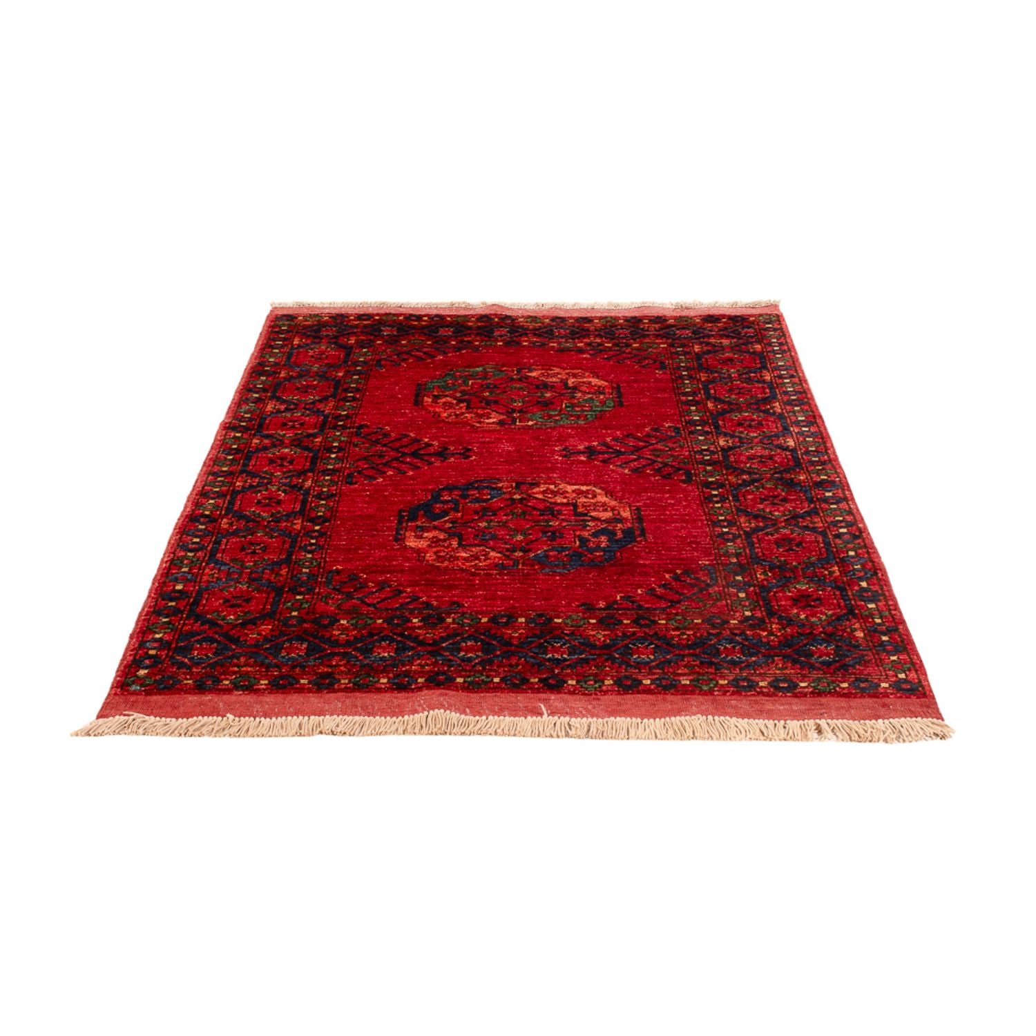 Afghan Teppich - 159 x 106 cm - rot