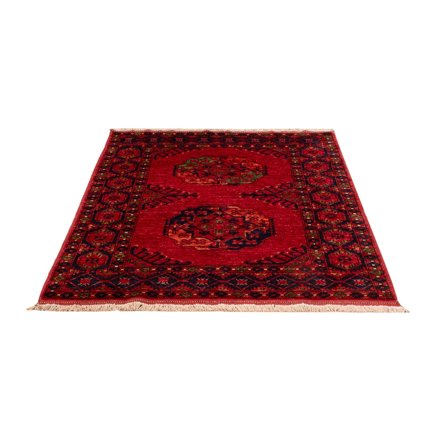 Afghan Teppich - 158 x 99 cm - rot
