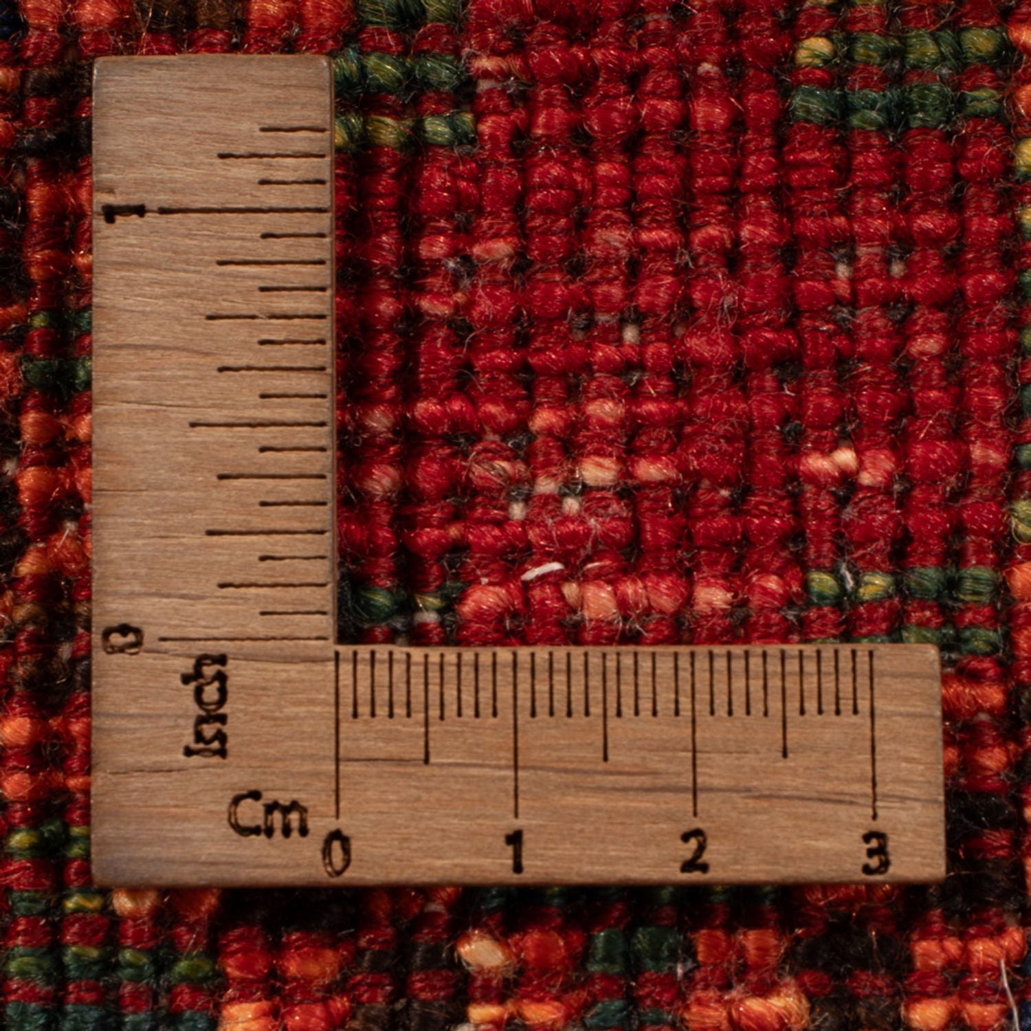 Tapis afghan - 148 x 103 cm - rouge