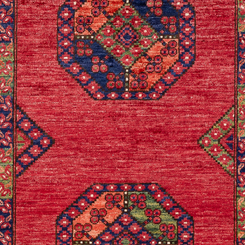 Afghan Teppich - 159 x 108 cm - rot
