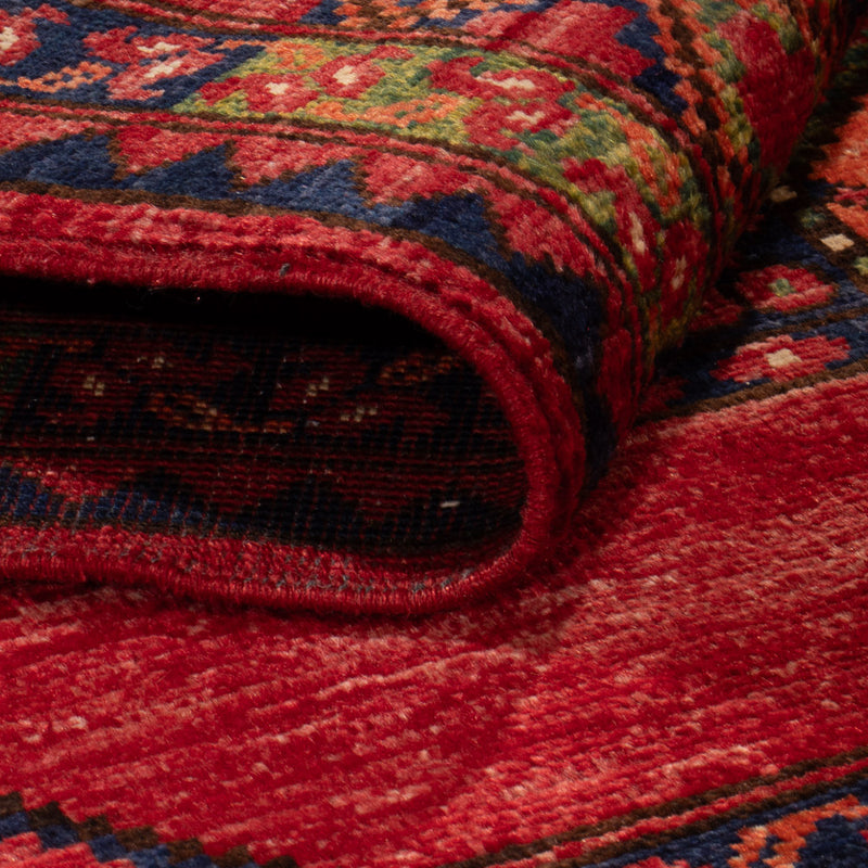 Afghan Teppich - 159 x 108 cm - rot