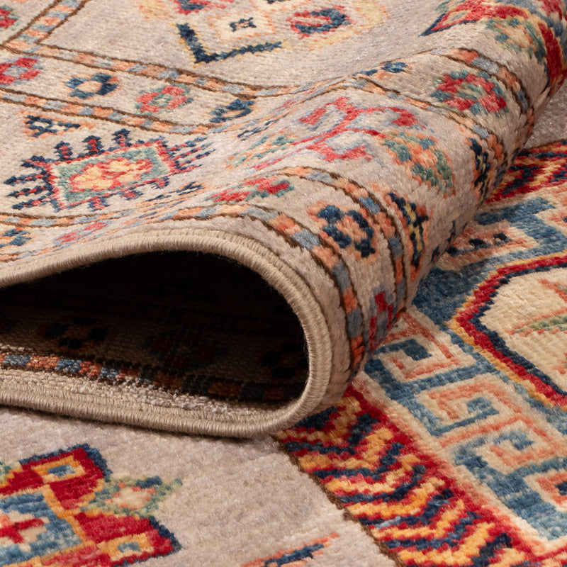Tapis Ziegler - Kazak - 151 x 95 cm - gris clair