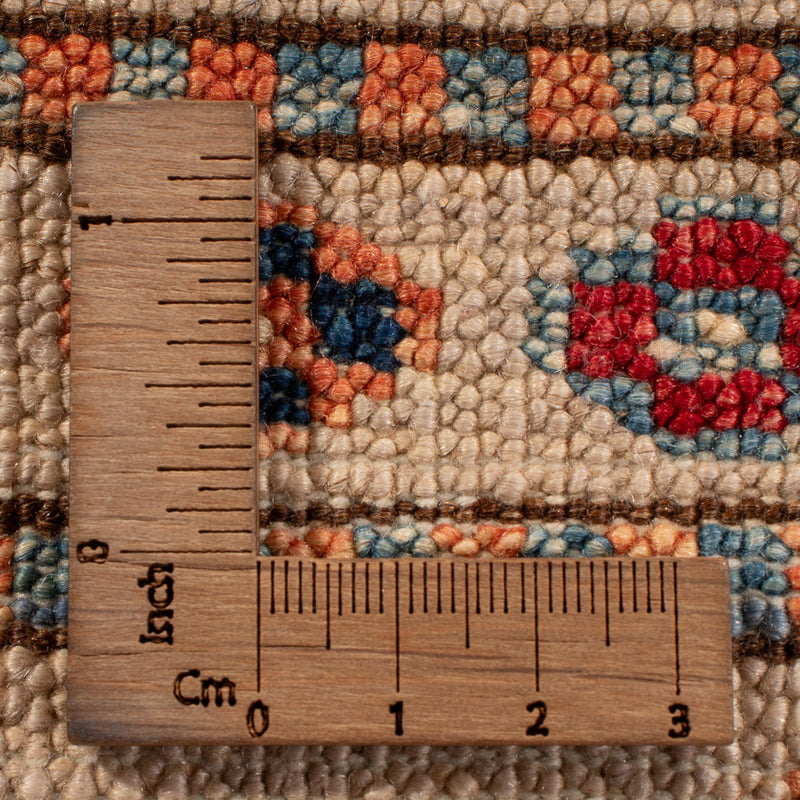 Tapis Ziegler - Kazak - 151 x 95 cm - gris clair