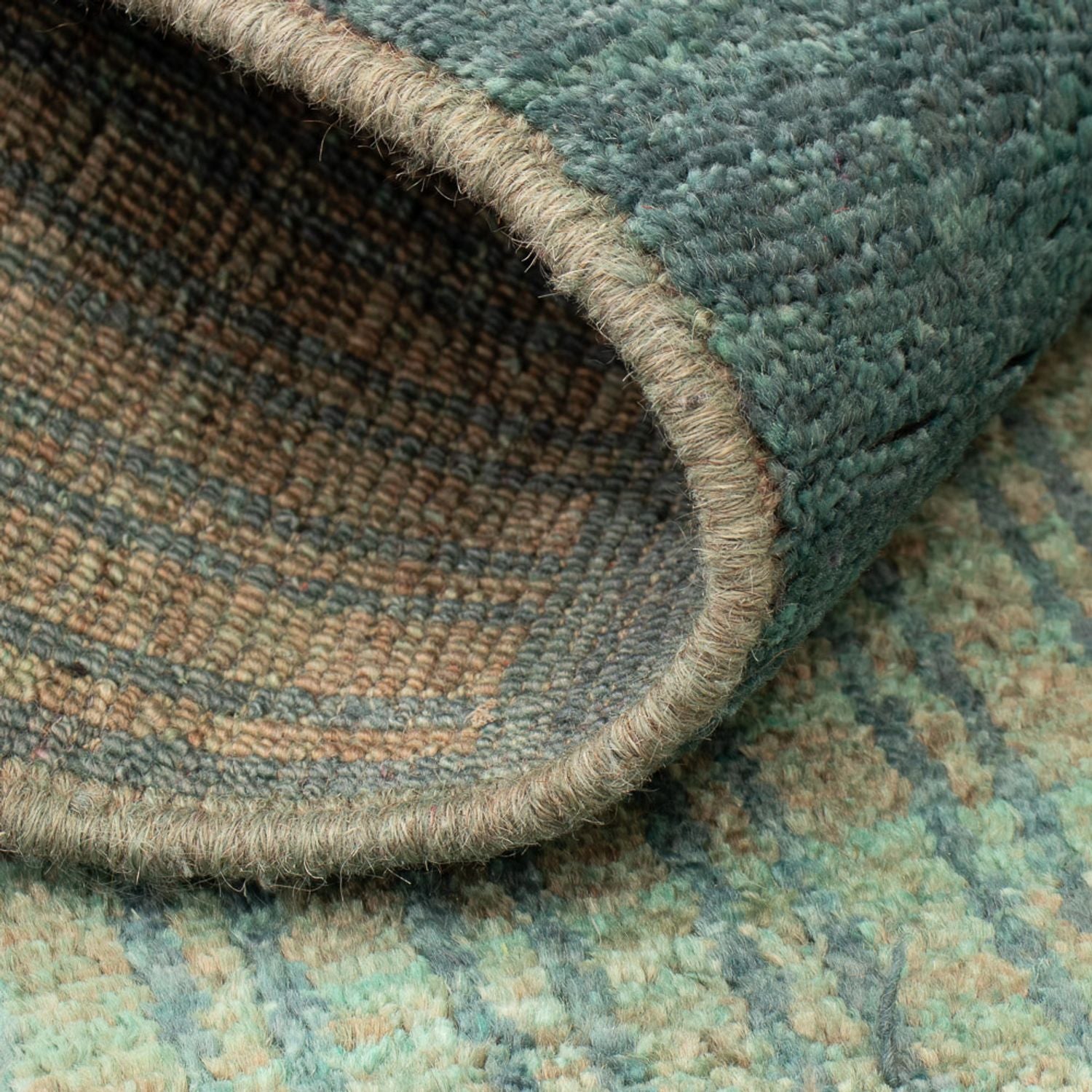 Tapis Ziegler - Moderne - 90 x 64 cm - bleu