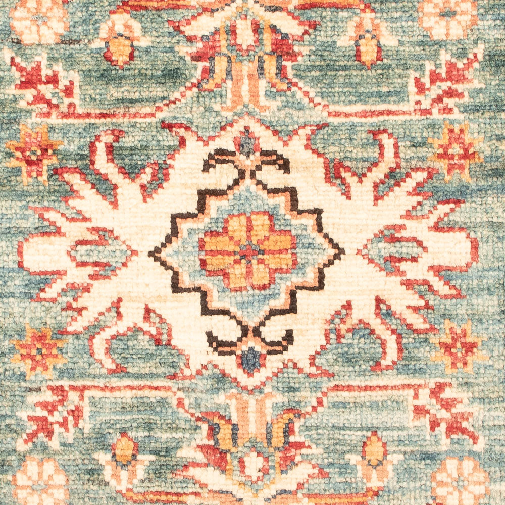 Tapis Ziegler - Kazak - Royal - 91 x 59 cm - vert clair