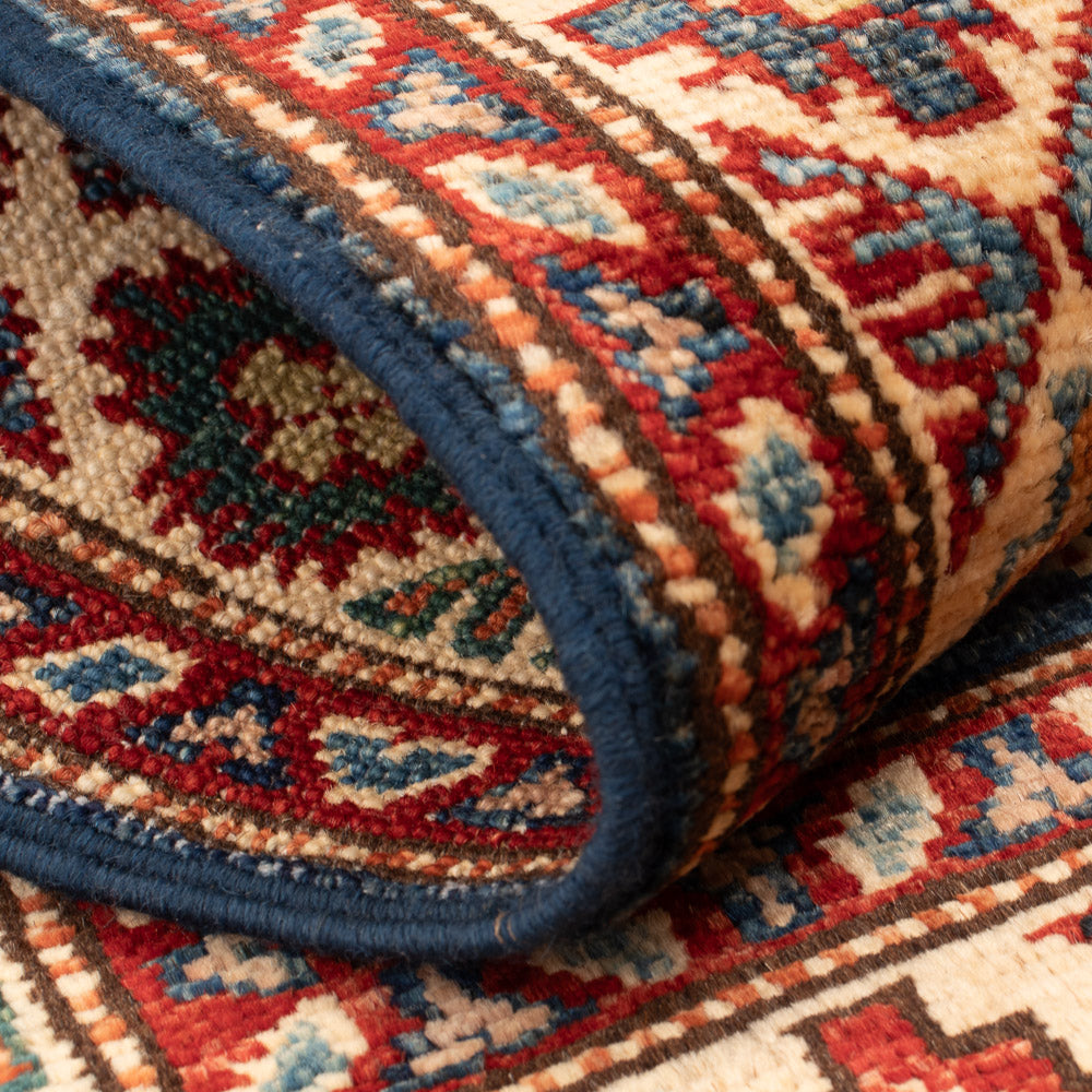 Tapis Ziegler - Kazak - Royal - 91 x 58 cm - bleu pétrole