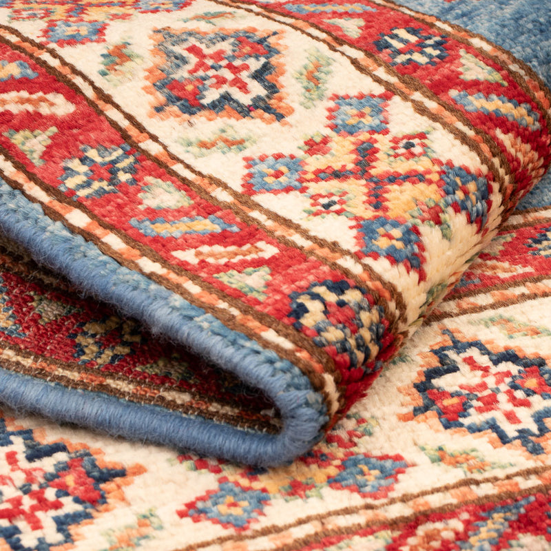 Tapis Ziegler - Kazak - Royal - 93 x 59 cm - bleu