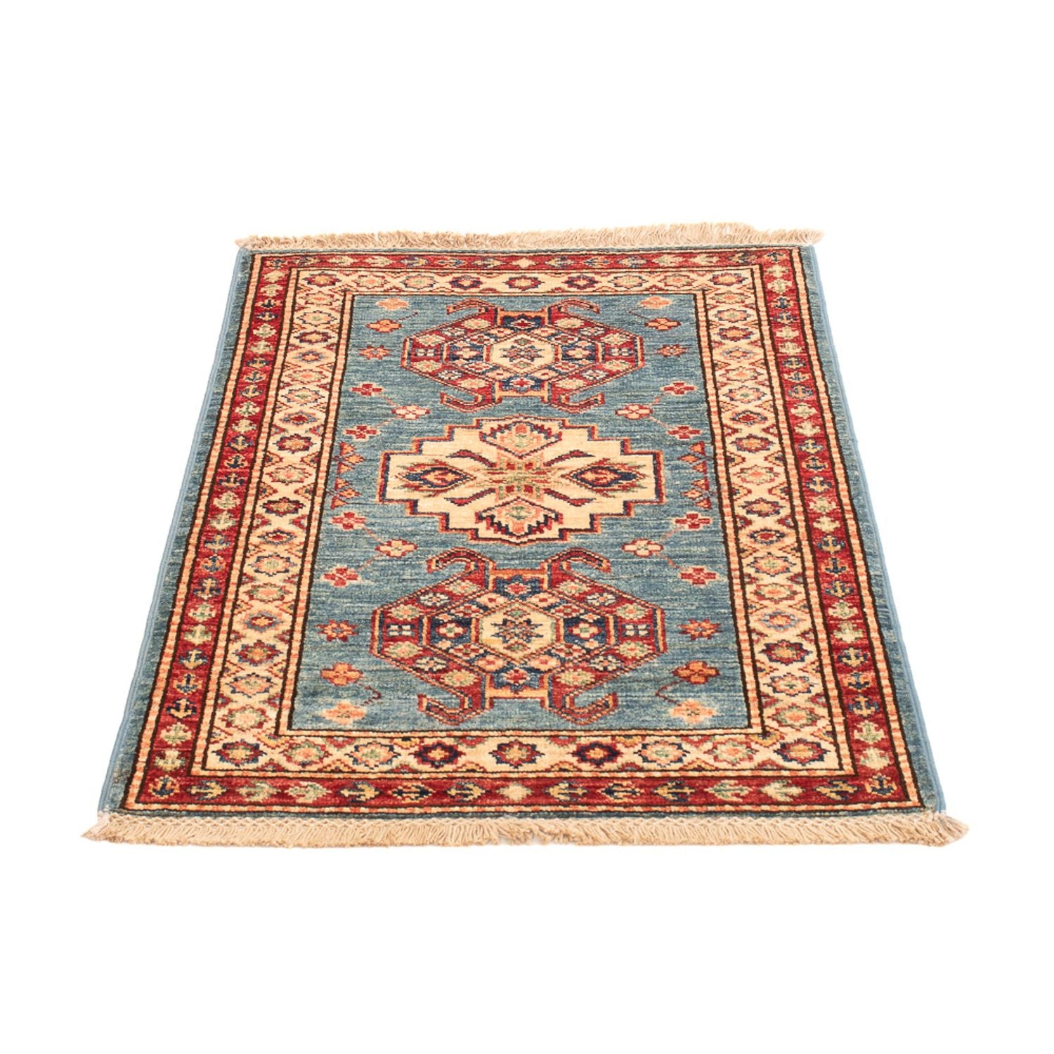 Tapis Ziegler - Kazak - Royal - 88 x 59 cm - bleu