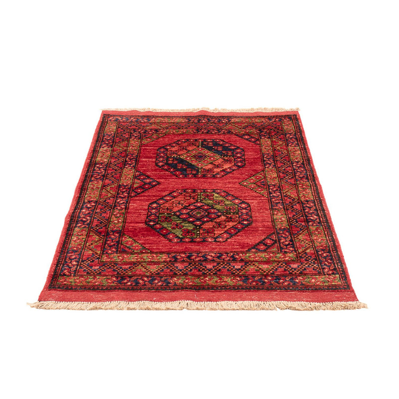 Tapis afghan - 121 x 81 cm - rouge