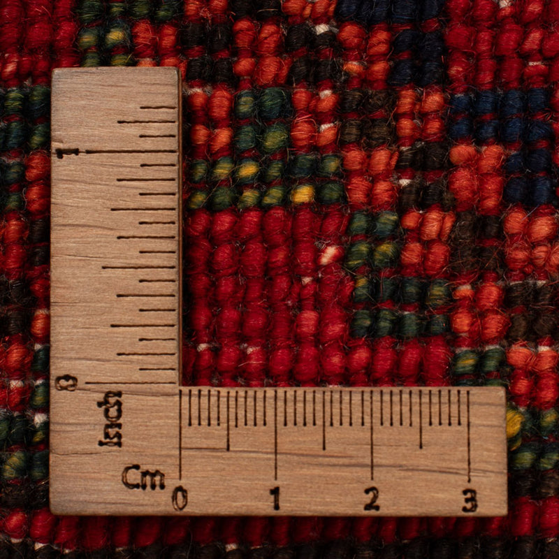 Tapis afghan - 121 x 81 cm - rouge