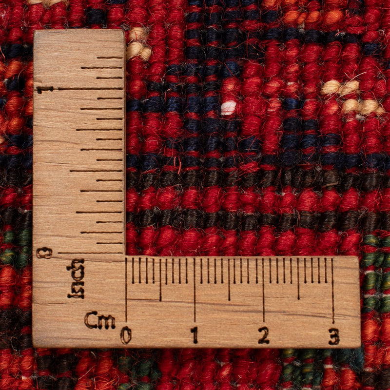 Tapis afghan - 126 x 82 cm - rouge