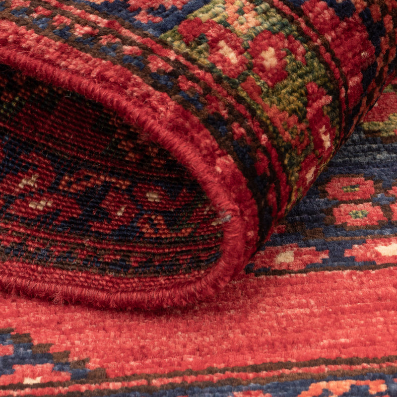 Tapis afghan - 115 x 84 cm - rouge
